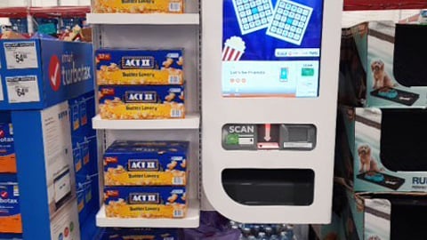 Freeosk Hint Conagra 'Movie Night' Kiosk